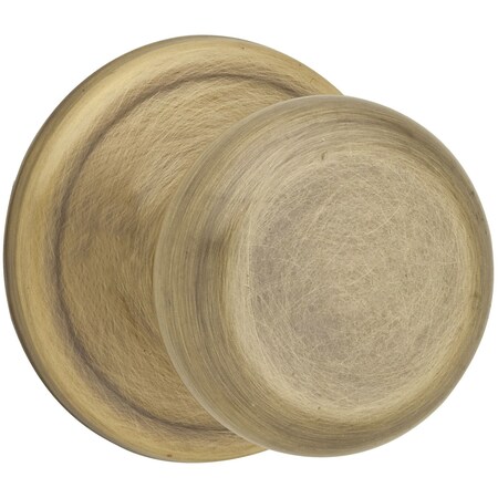 Kwikset Clear Pack Juno Passage Lock W/ RCAL Latch and RCS Strike Antique Brass Finish CP720J-5